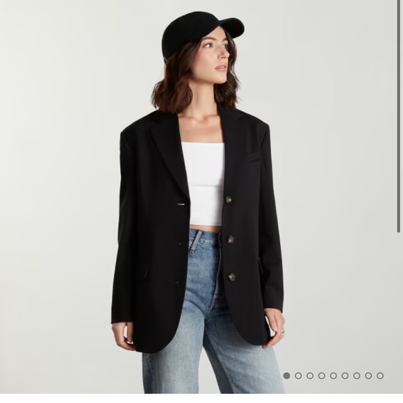 Everlane 80’s Blazer Black - size 6 - Picture 3 of 4
